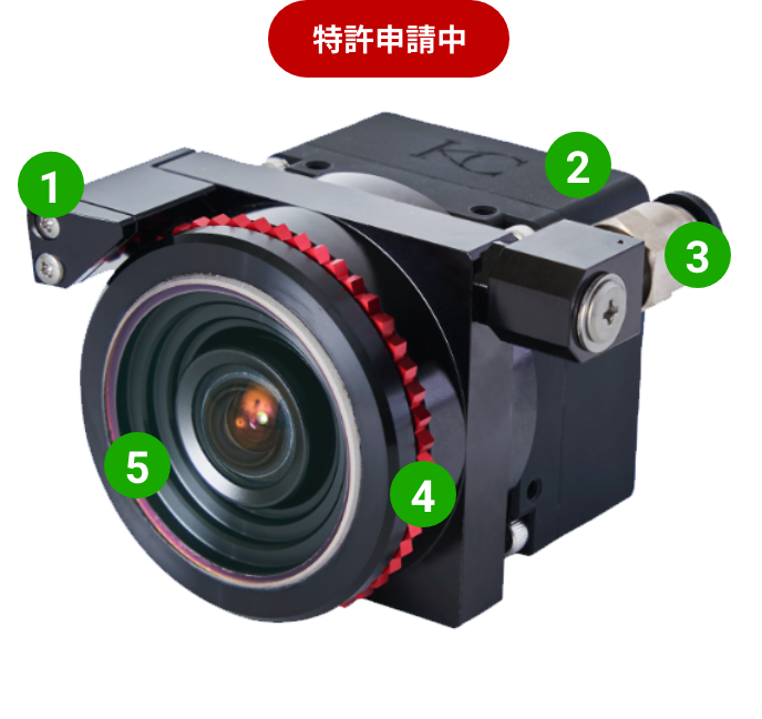 工作機械内の不測の事態を AI が検知│RWシリーズ（回転機構付き