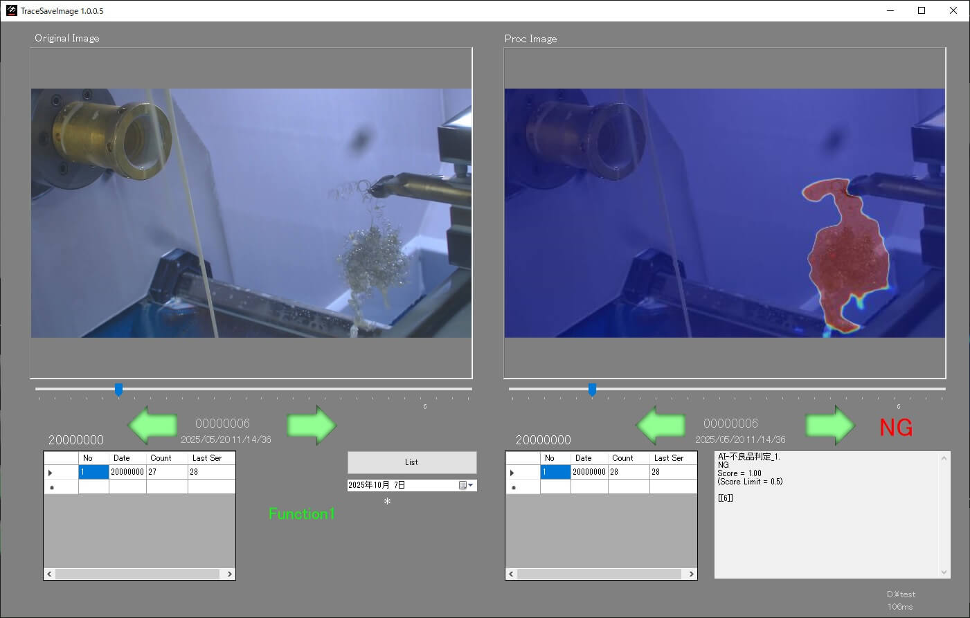 Visualizing 'processing defects'